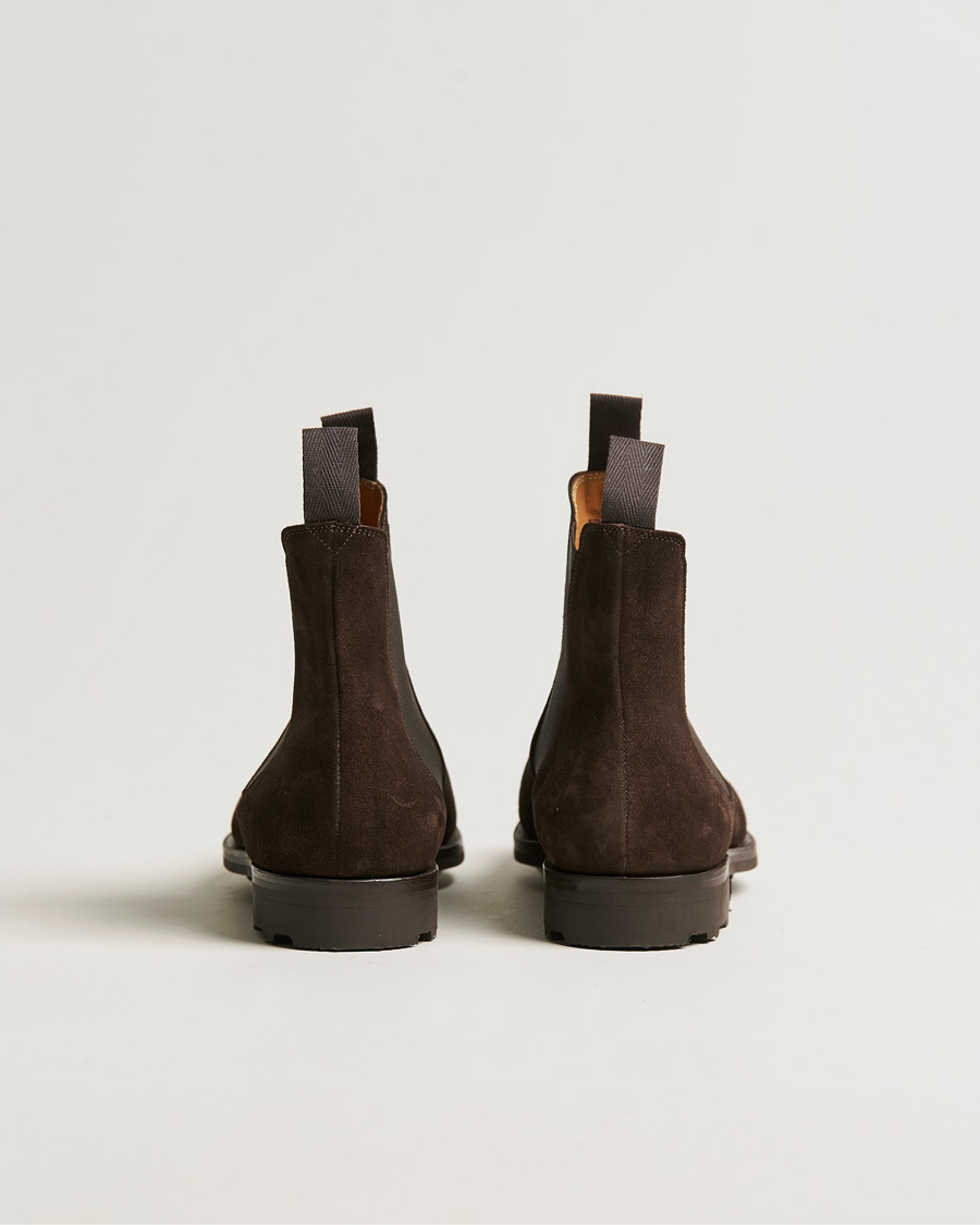 Herr | Edward Green Newmarket Suede Chelsea Boot Espresso | Edward Green | Newmarket Suede Chelsea Boot Espresso