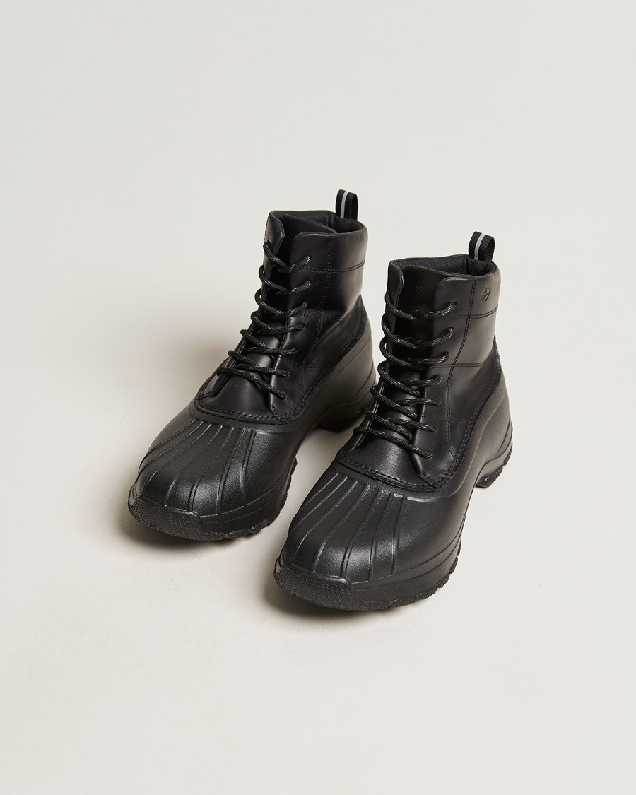 Herr | Preppy Authentic | Sperry | Duck Float Lace Up Core Boot Black
