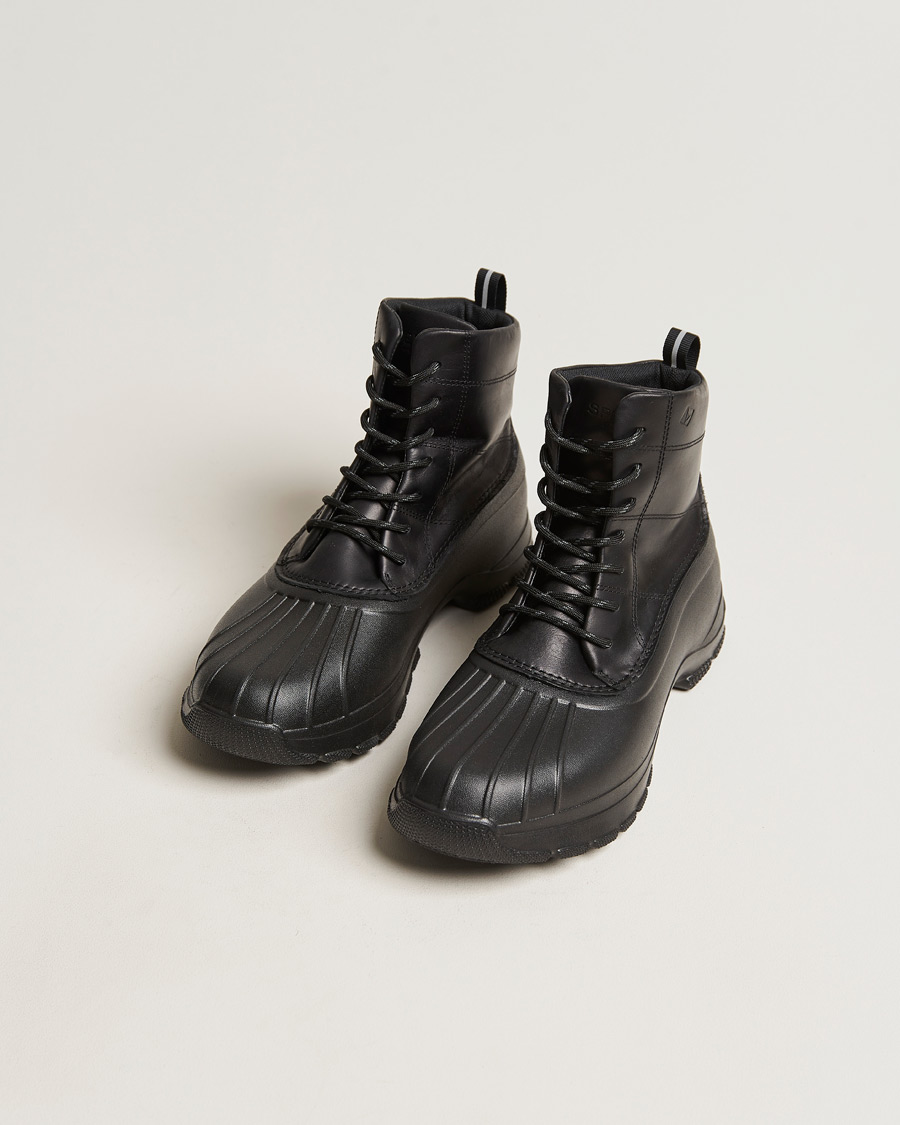 Herr | Sperry Duck Float Lace Up Core Boot Black | Sperry | Duck Float Lace Up Core Boot Black