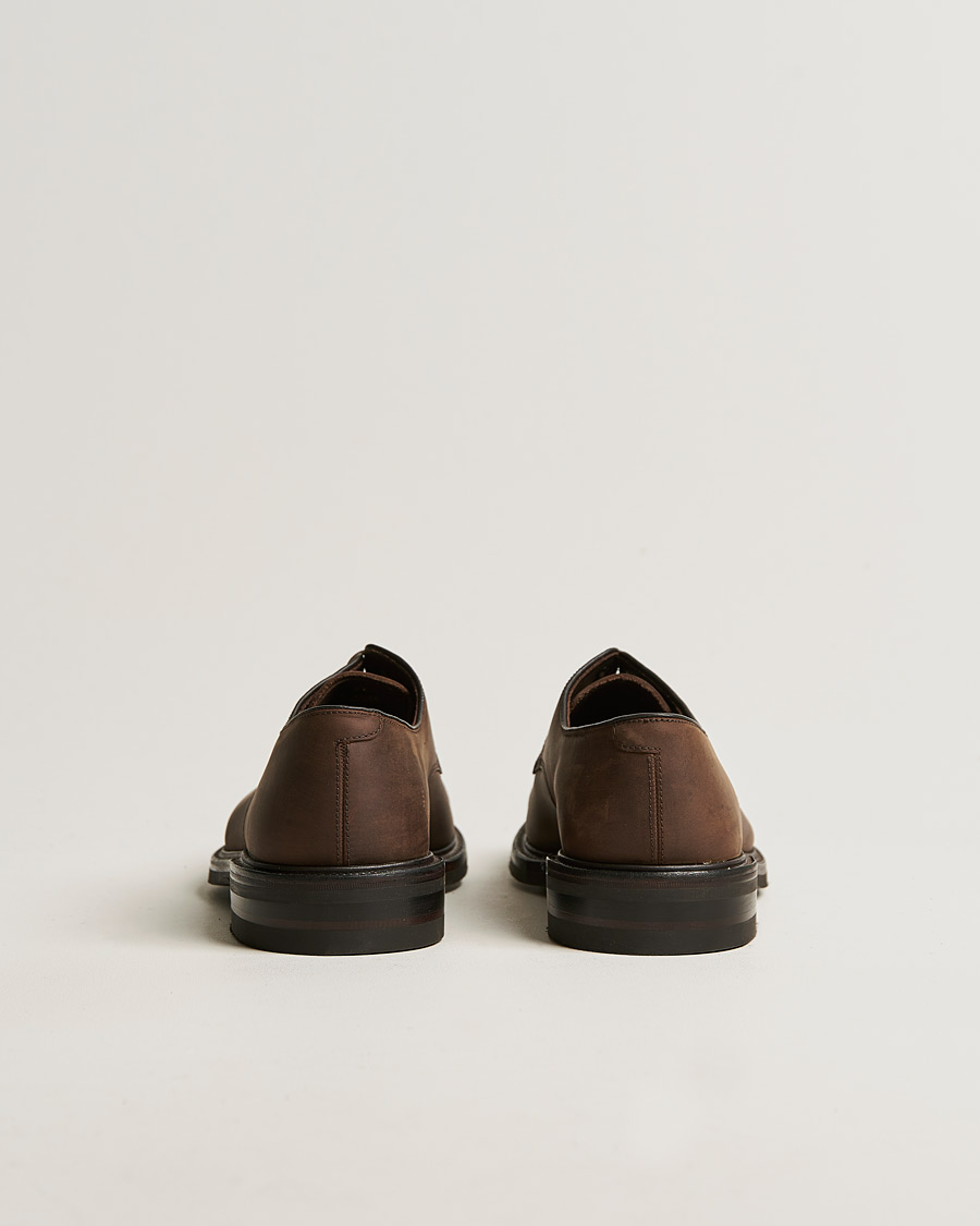 Herr | Loake 1880 Ampleforth Oiled Nubuck Toe-Cap Derby Brown | Loake 1880 | Ampleforth Oiled Nubuck Toe-Cap Derby Brown