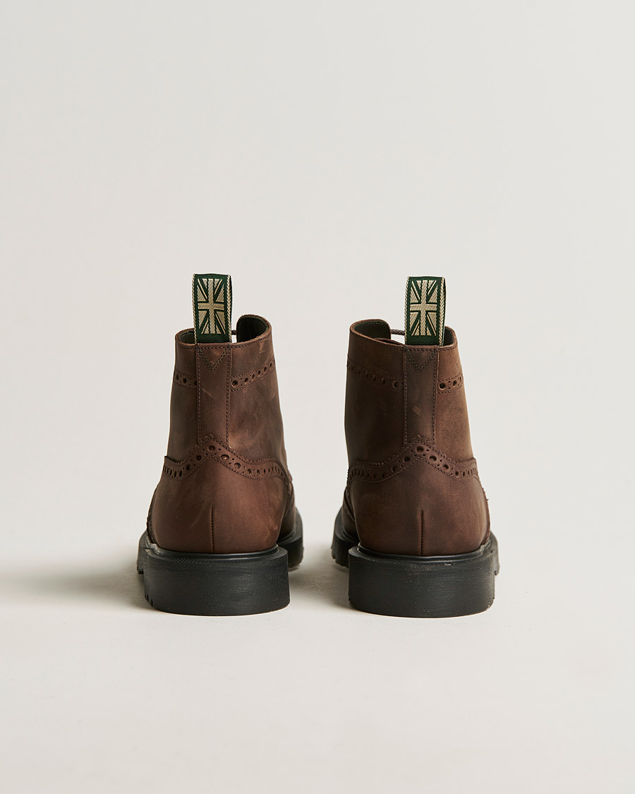 Herr | Design Loake Gage Heat Sealed Brogue Boot Brown | Design Loake | Gage Heat Sealed Brogue Boot Brown