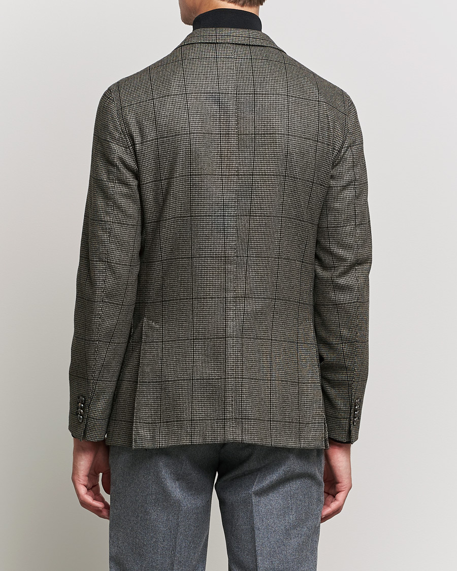 Herr | Kavajer | Boglioli | K Jacket Wool Check Blazer Brown