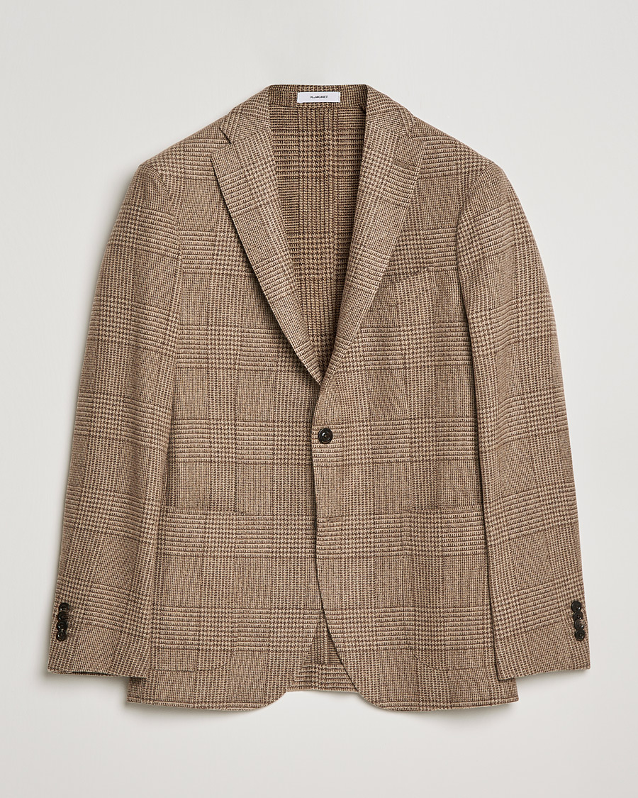 Herr | Kavajer | Boglioli | K Jacket Prince Of Wales Check Blazer Beige