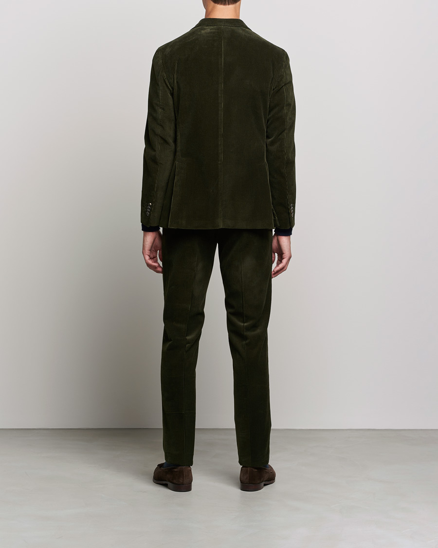 Herr | Kostymer | Boglioli | K Jacket Wale Corduroy Suit Forest Green