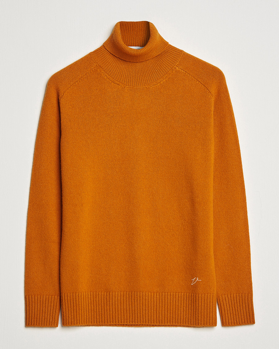Herr | Tröjor | Valstar | Cariaggi Cashmere Rollneck Orange