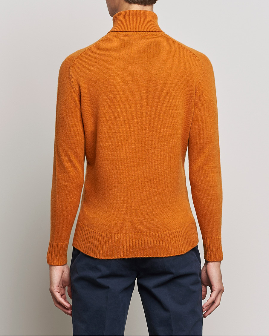 Herr | Tröjor | Valstar | Cariaggi Cashmere Rollneck Orange