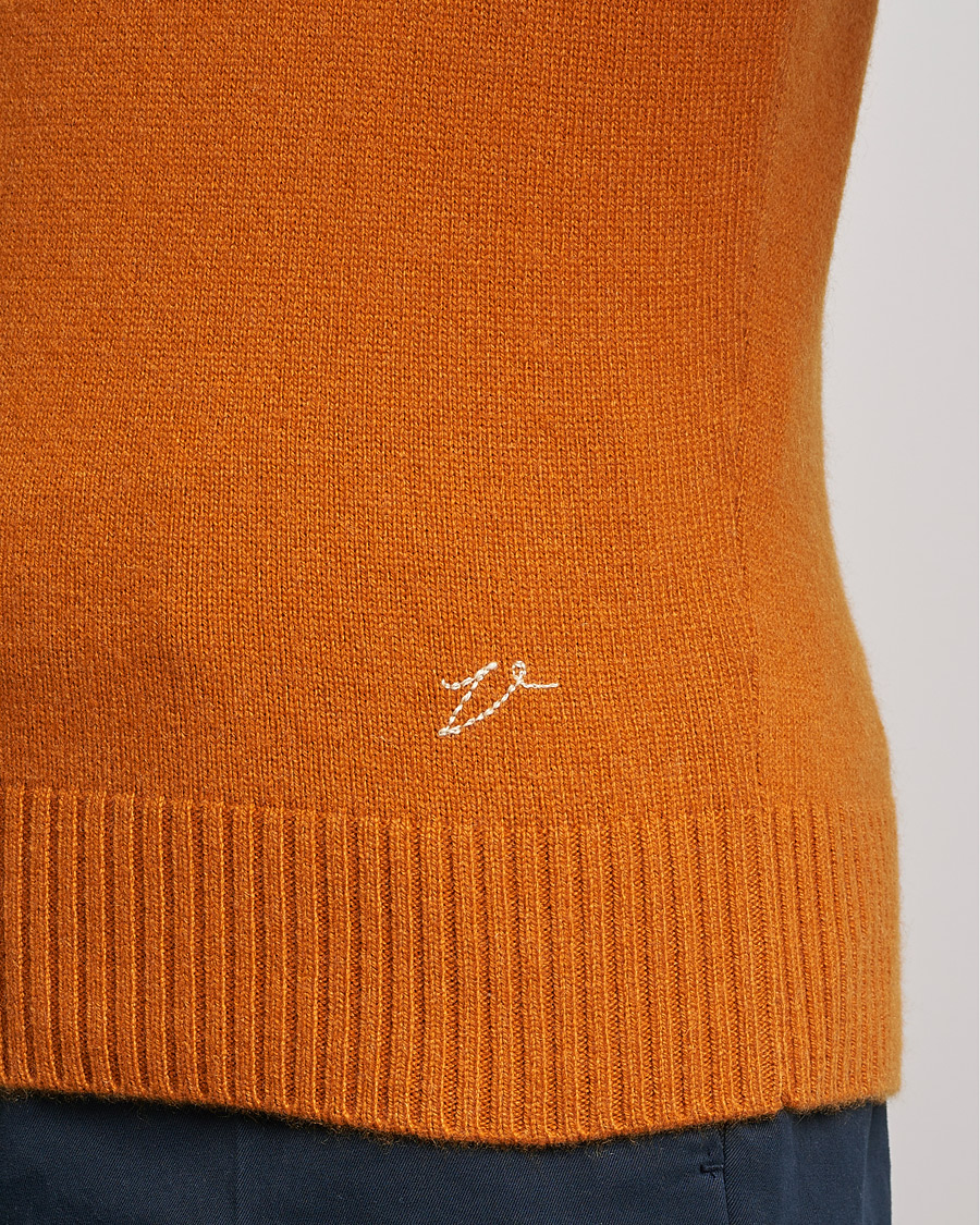 Herr | Tröjor | Valstar | Cariaggi Cashmere Rollneck Orange