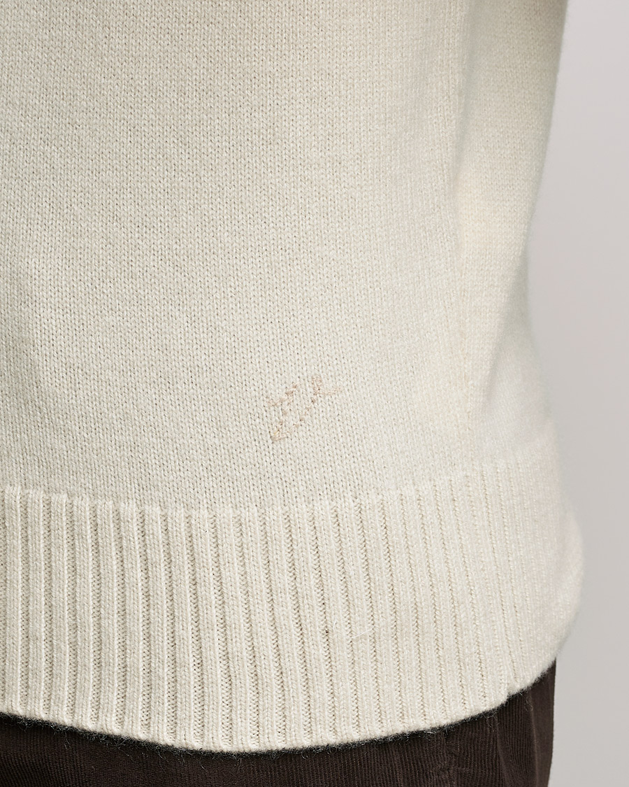 Herr | Tröjor | Valstar | Cariaggi Cashmere Rollneck Natural