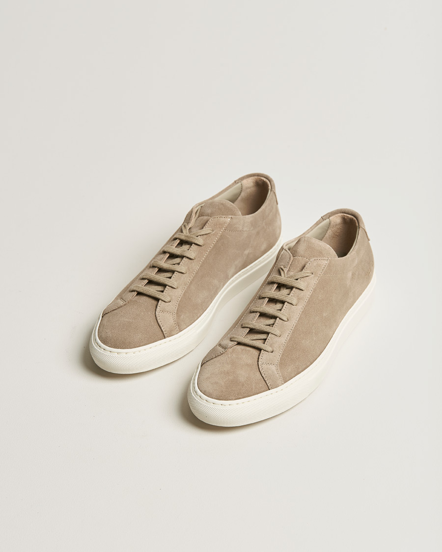 Herr | Common Projects | Common Projects | Original Achilles Suede Sneaker Tan