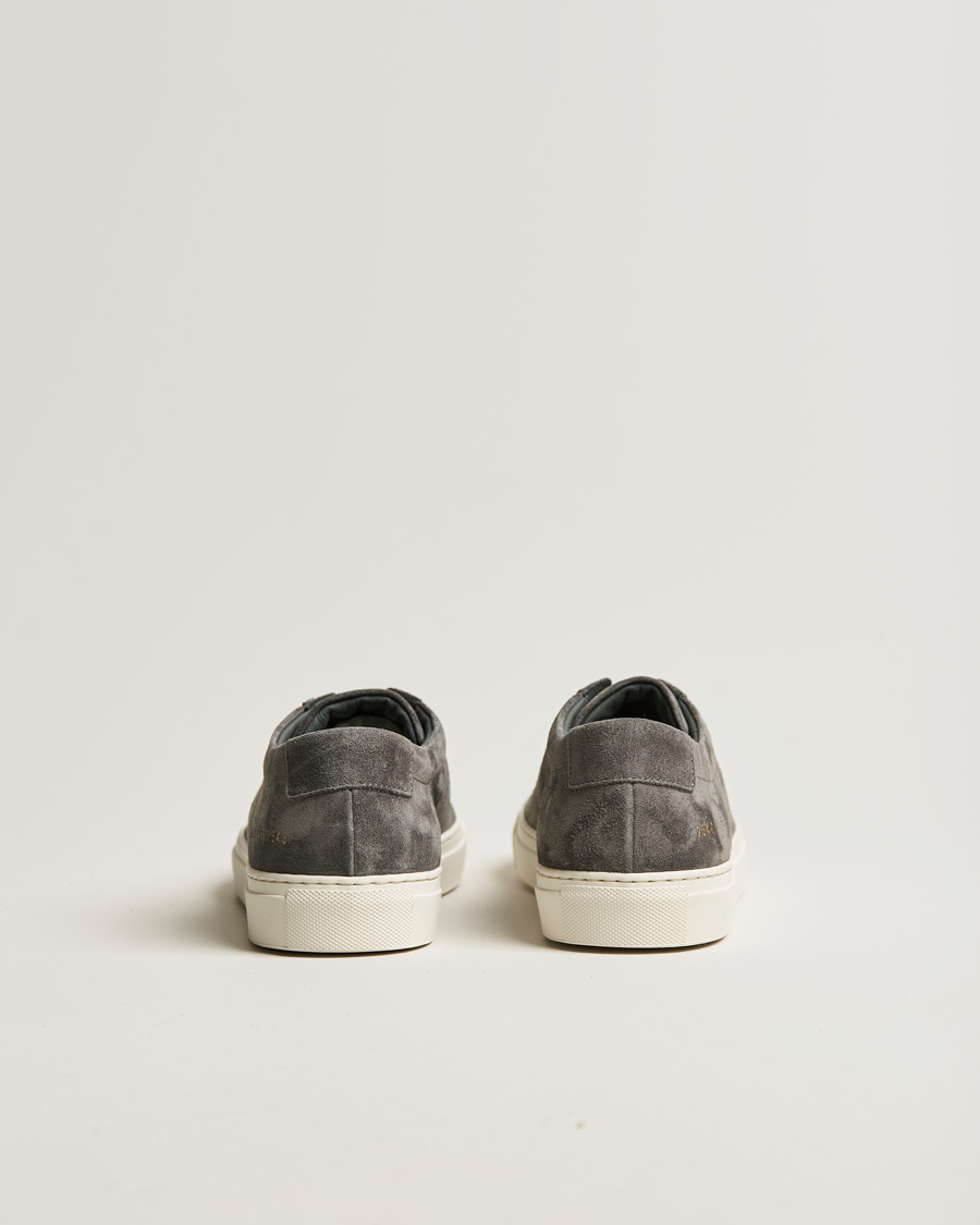 Herr | Common Projects Original Achilles Suede Sneaker Charcoal | Common Projects | Original Achilles Suede Sneaker Charcoal