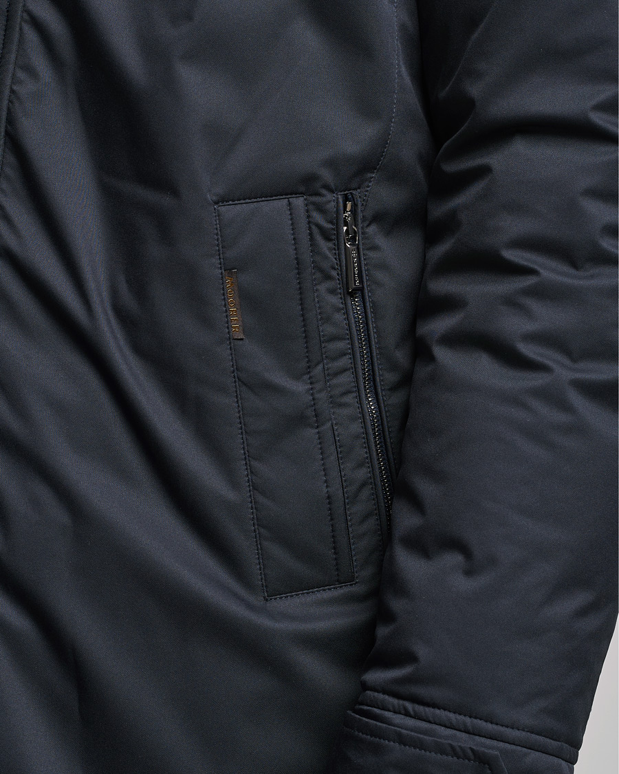 Herr | Jackor | MooRER | Vermont Waterproof Padded Parka Navy