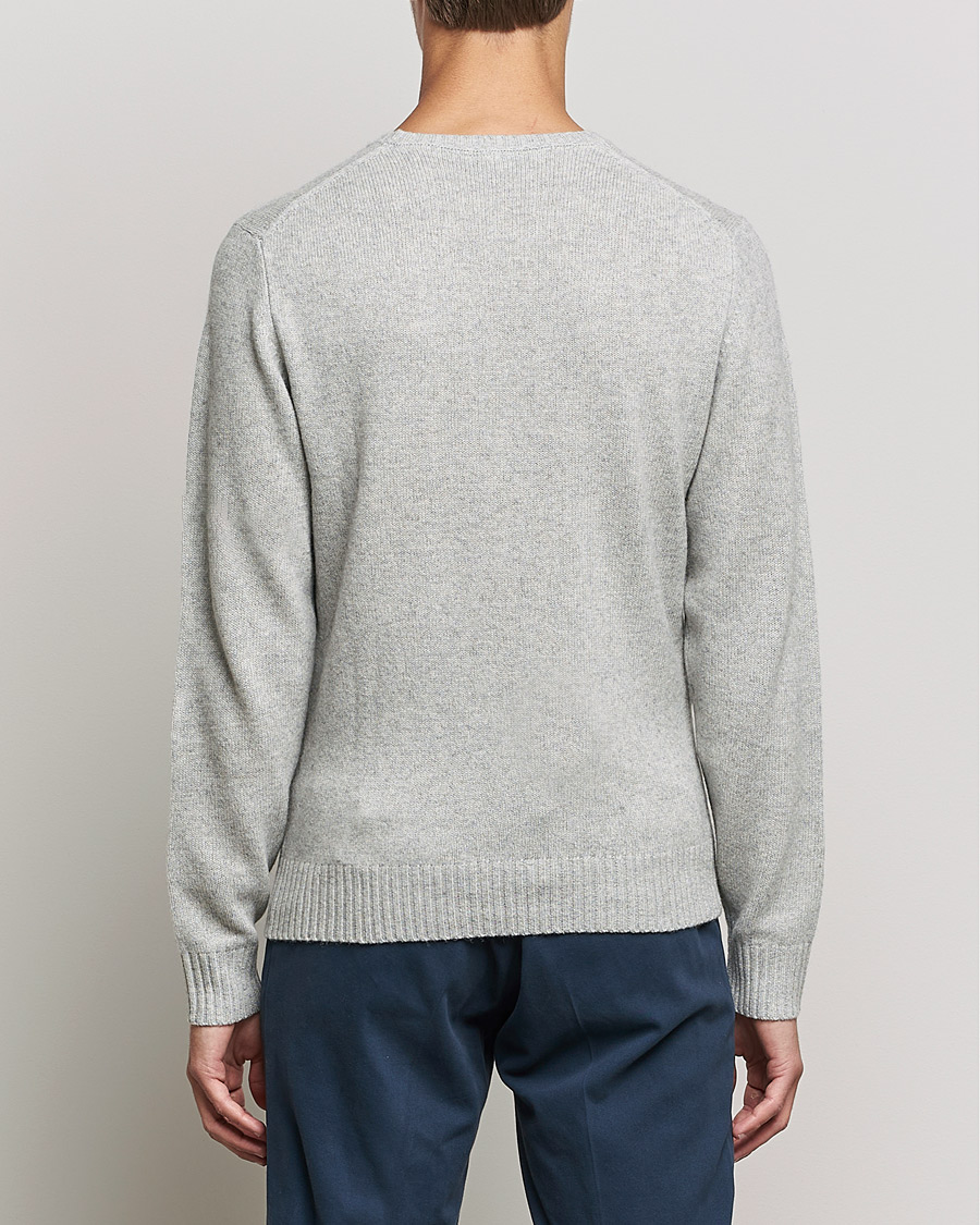 Herr | Tröjor | Stenströms | Yak/Merino Crew Neck Grey