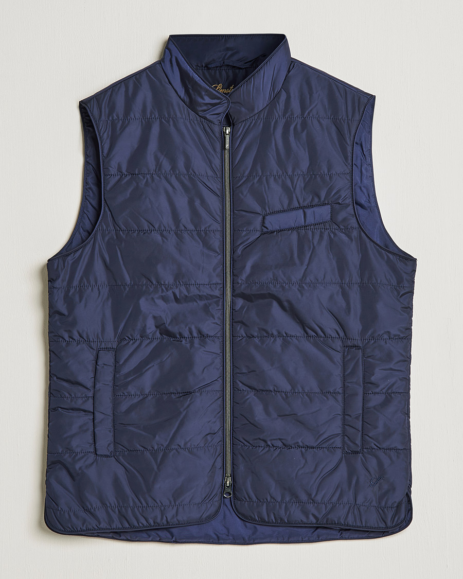 Herr | Västar | Stenströms | Padded Nylon Vest Navy