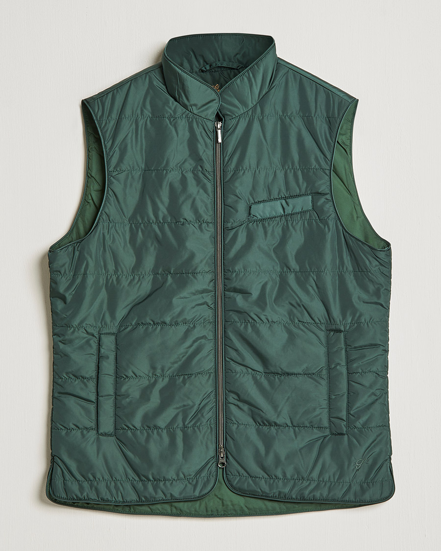 Herr | Jackor | Stenströms | Padded Nylon Vest Green