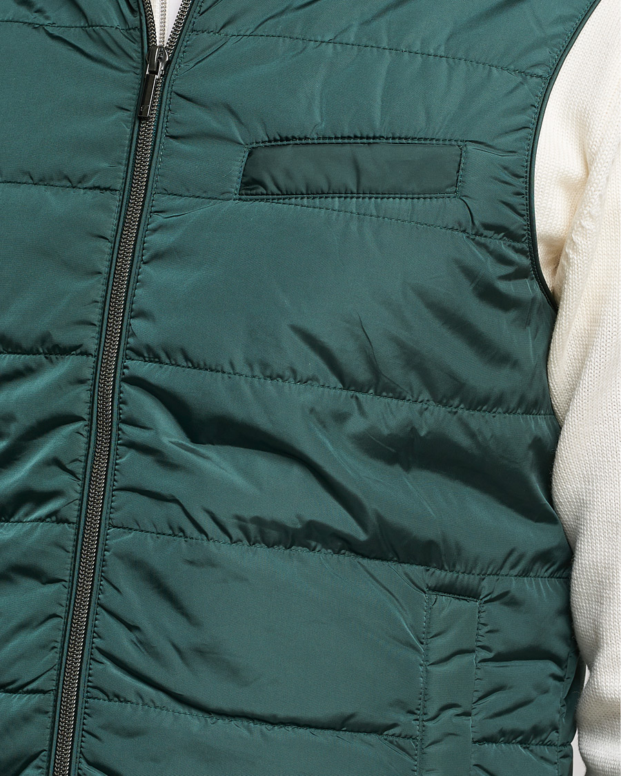 Herr | Jackor | Stenströms | Padded Nylon Vest Green
