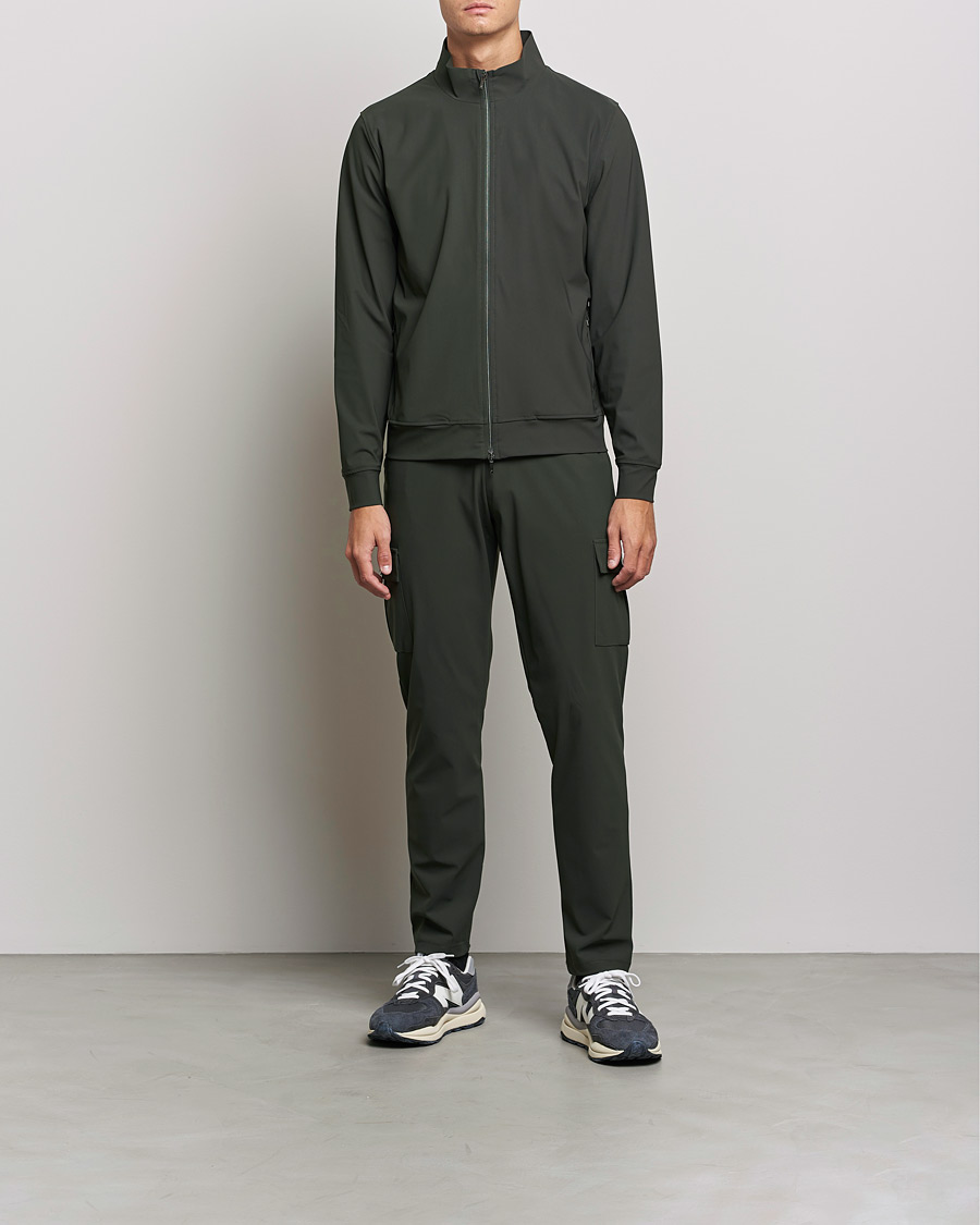Herr | Byxor | Stenströms | Active Jersey Sport Trousers Green