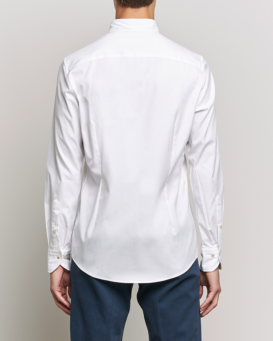 Herr | Skjortor | Stenströms | Slimline Button Down Pinpoint Oxford Shirt White