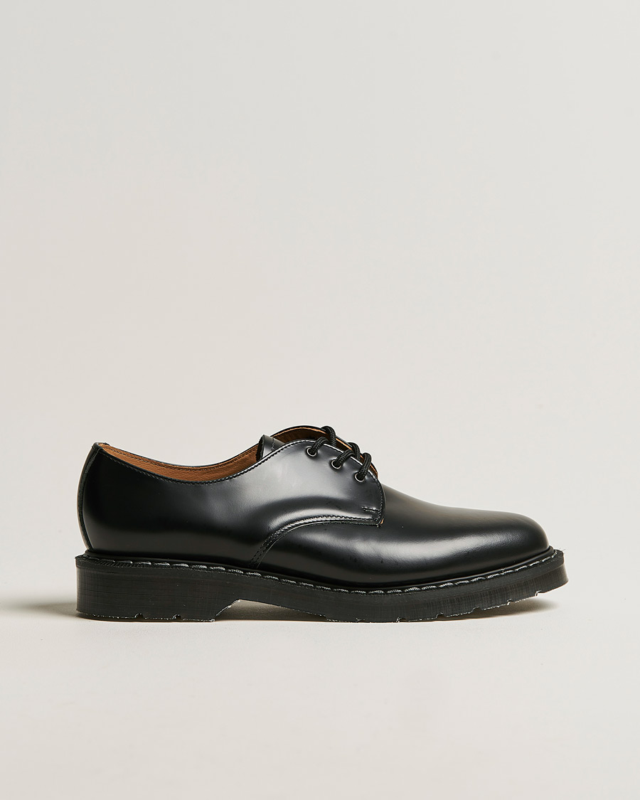 Herr | Derbys | Solovair | 3 Eye Gibson Shoe Black Shine