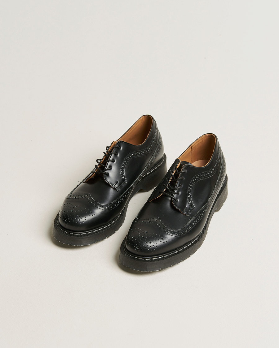 Herr | Brogues | Solovair | American Brogue Shoe Black Shine
