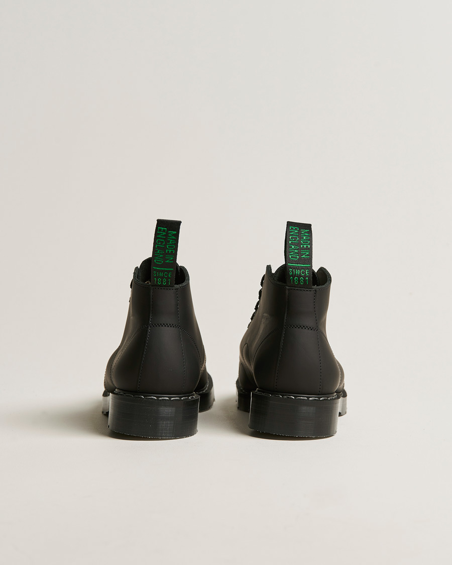 Herr | Solovair 7 Eye Monkey Boot Black Greasy | Solovair | 7 Eye Monkey Boot Black Greasy