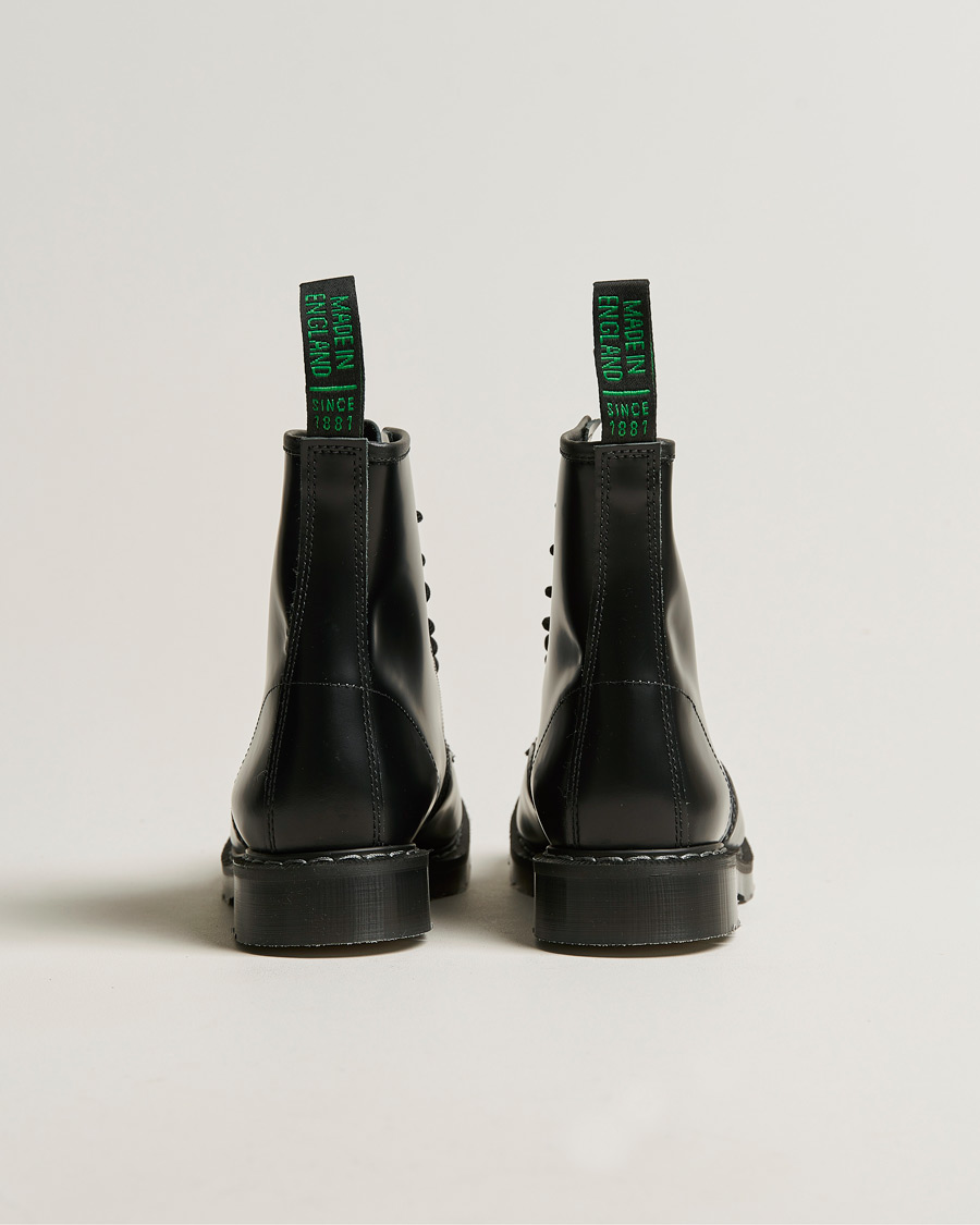 Herr | Kängor | Solovair | 8 Eye Derby Boot Black Shine