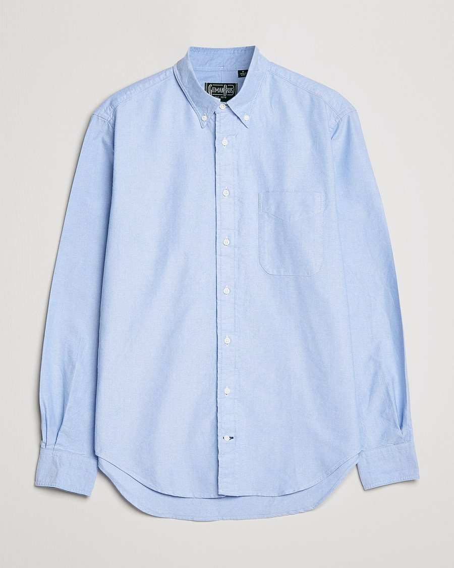 Herr | Skjortor | Gitman Vintage | Button Down Oxford Shirt Light Blue