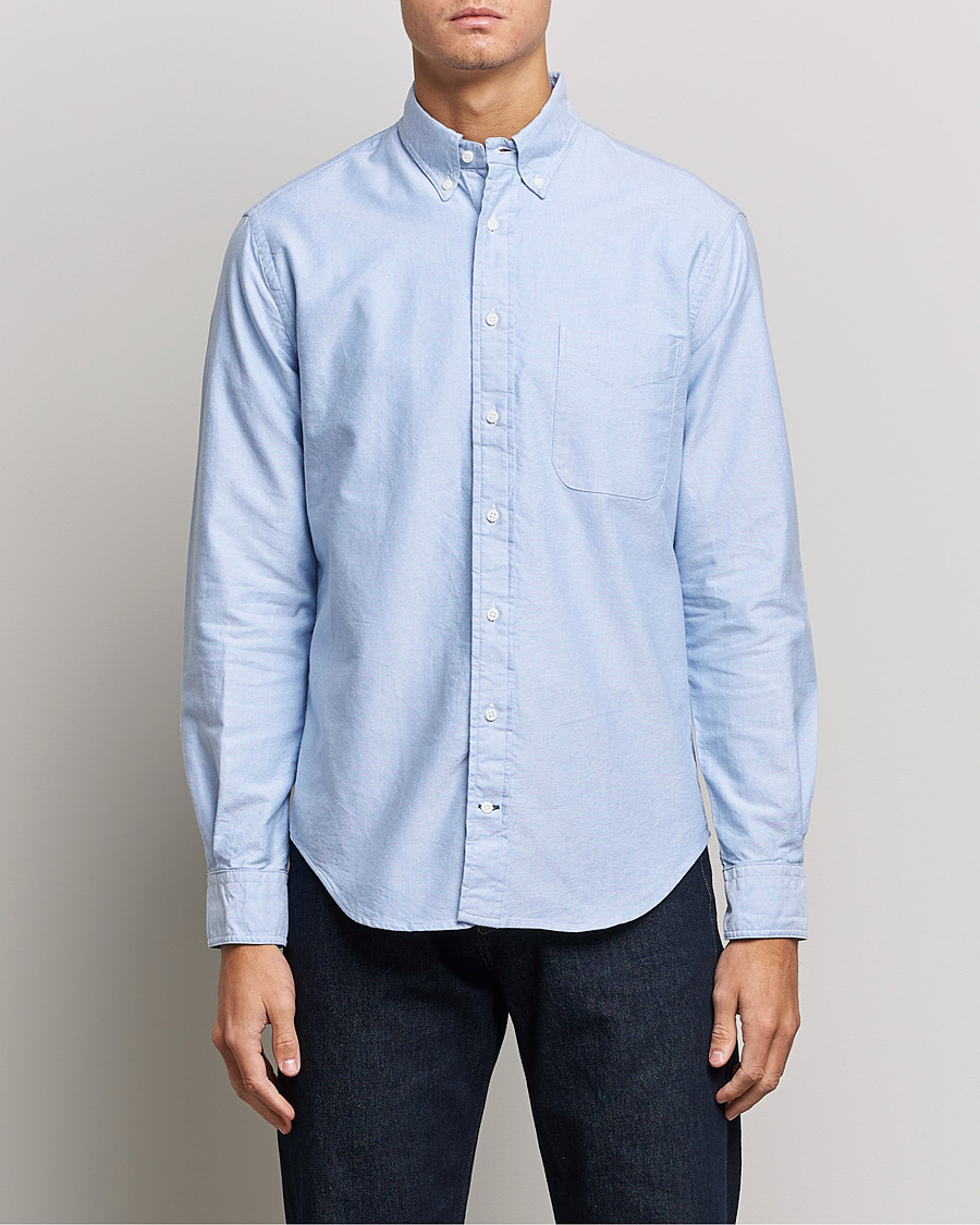 Herr | Skjortor | Gitman Vintage | Button Down Oxford Shirt Light Blue