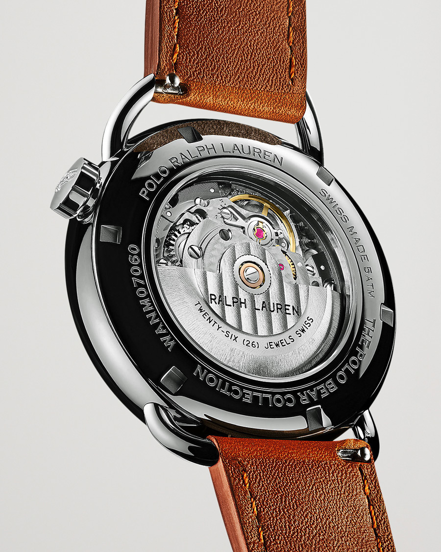 Herr | Polo Ralph Lauren 42mm Automatic Yankee Bear White Dial | Polo Ralph Lauren | 42mm Automatic Yankee Bear White Dial