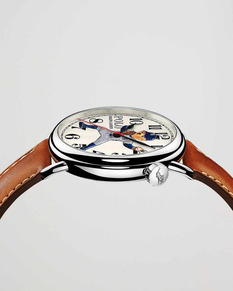 Herr | Polo Ralph Lauren 42mm Automatic Yankee Bear White Dial | Polo Ralph Lauren | 42mm Automatic Yankee Bear White Dial