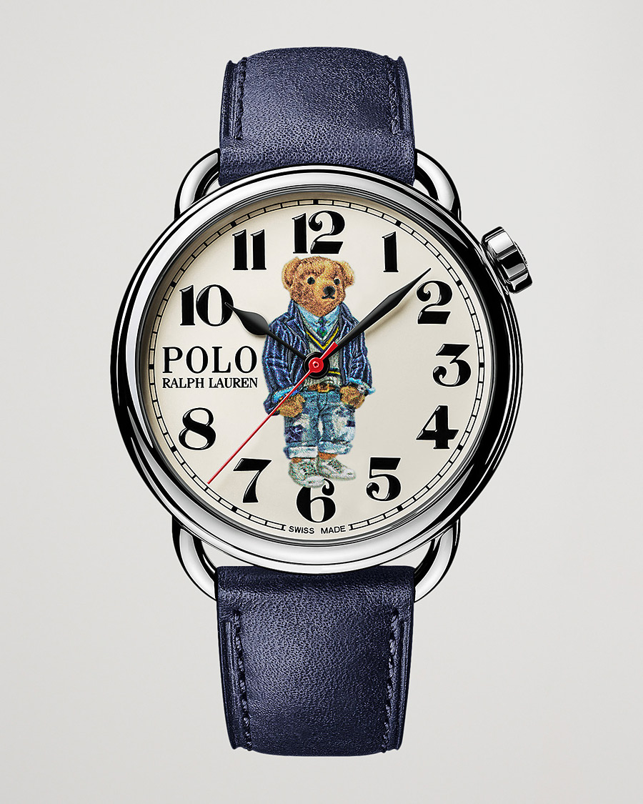 Herr | Polo Ralph Lauren 42mm Automatic Cricket Bear White Dial | Polo Ralph Lauren | 42mm Automatic Cricket Bear White Dial