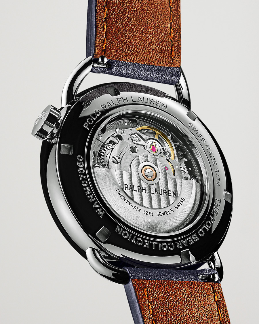 Herr | Polo Ralph Lauren 42mm Automatic Cricket Bear White Dial | Polo Ralph Lauren | 42mm Automatic Cricket Bear White Dial