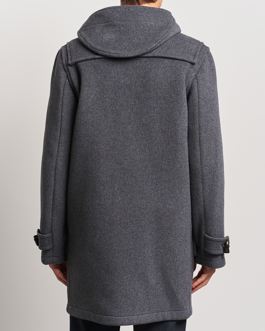 Herr | Jackor | Gloverall | Morris Duffle Coat Grey/Blackwatch