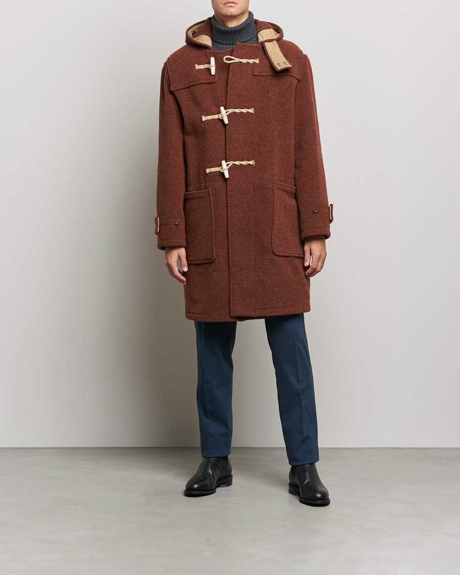 Herr | Dufflar | Gloverall | 575 Monty Original Duffle Coat Rust
