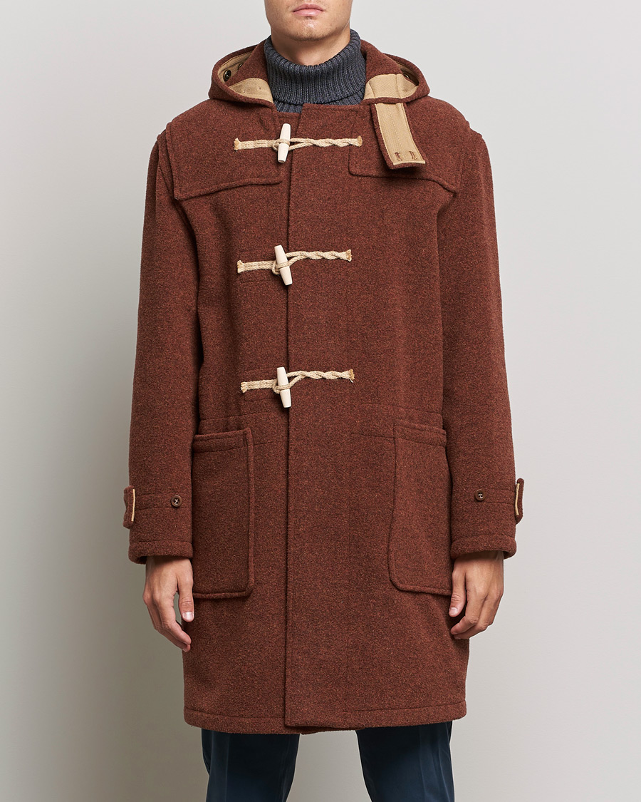 Herr | Jackor | Gloverall | 575 Monty Original Duffle Coat Rust