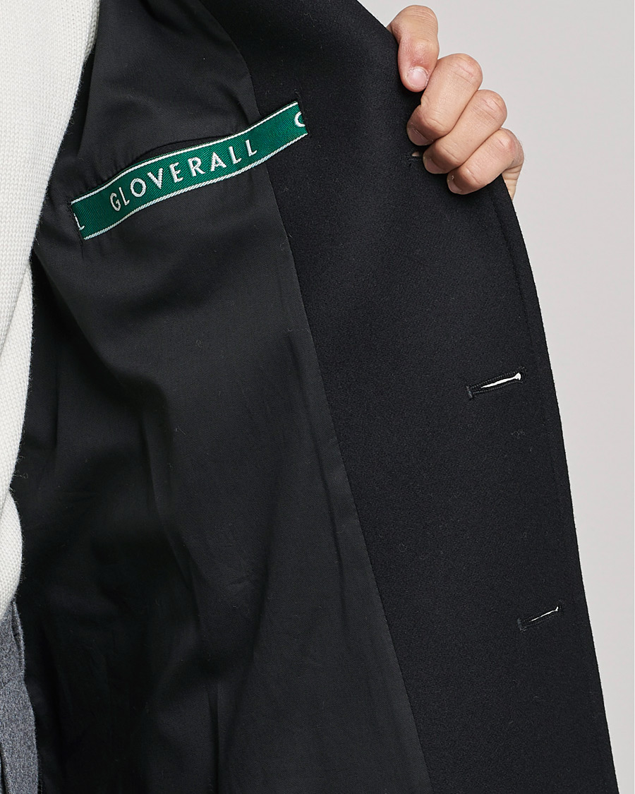 Herr | Jackor | Gloverall | Chesterfield Wool/Cashmere Refined Coat Black