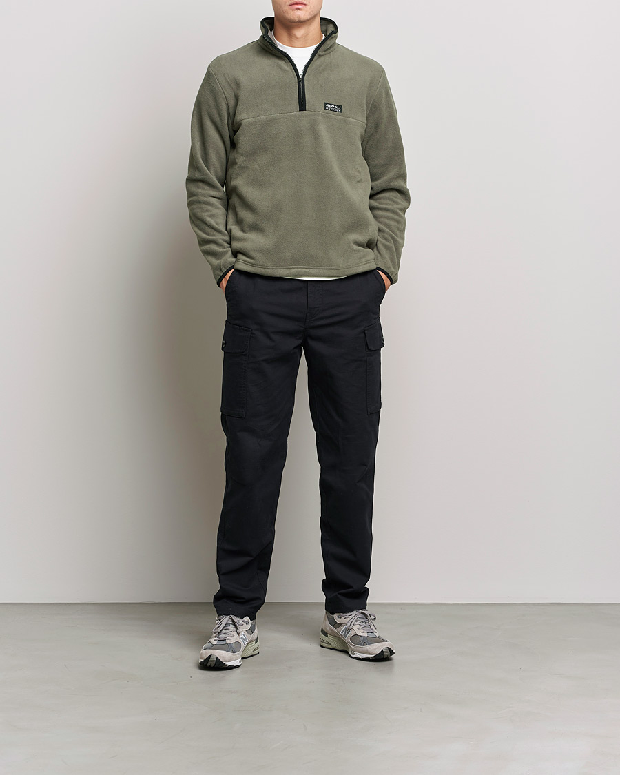 Herr | Tröjor | Gramicci | Mock Neck Fleece Grey