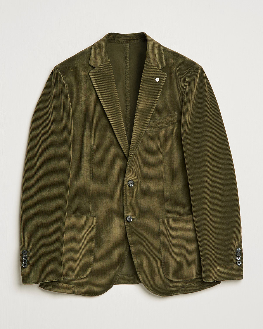 Herr | Kavajer | L.B.M. 1911 | Jack Corduroy Blazer Olive