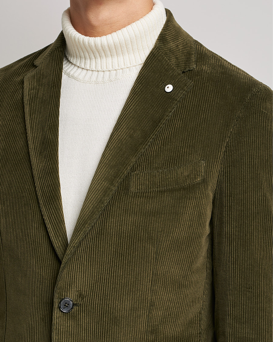 Herr | Kavajer | L.B.M. 1911 | Jack Corduroy Blazer Olive