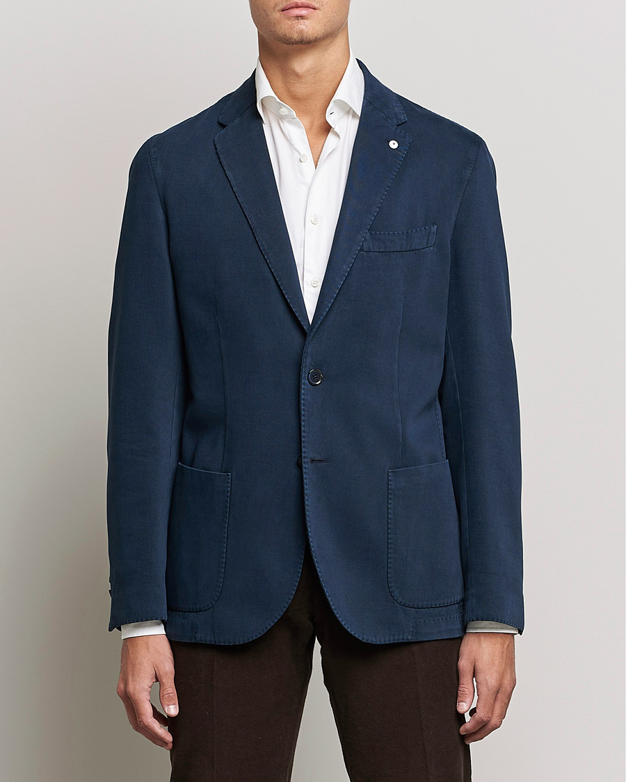 Herr | Kavajer | L.B.M. 1911 | Jack Cotton/Cashmere Blazer Navy