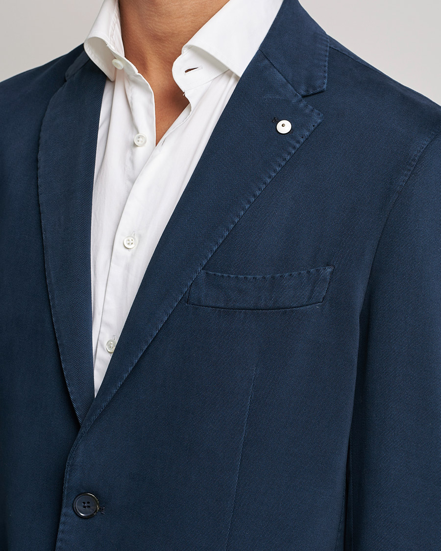 Herr | Kavajer | L.B.M. 1911 | Jack Cotton/Cashmere Blazer Navy