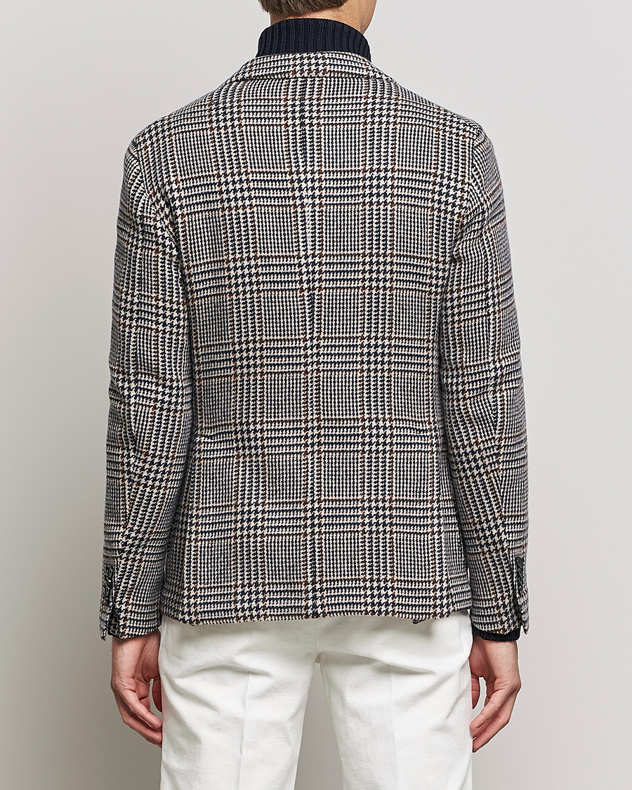 Herr | Kavajer | L.B.M. 1911 | Jack Overcheck Wool Blazer Navy