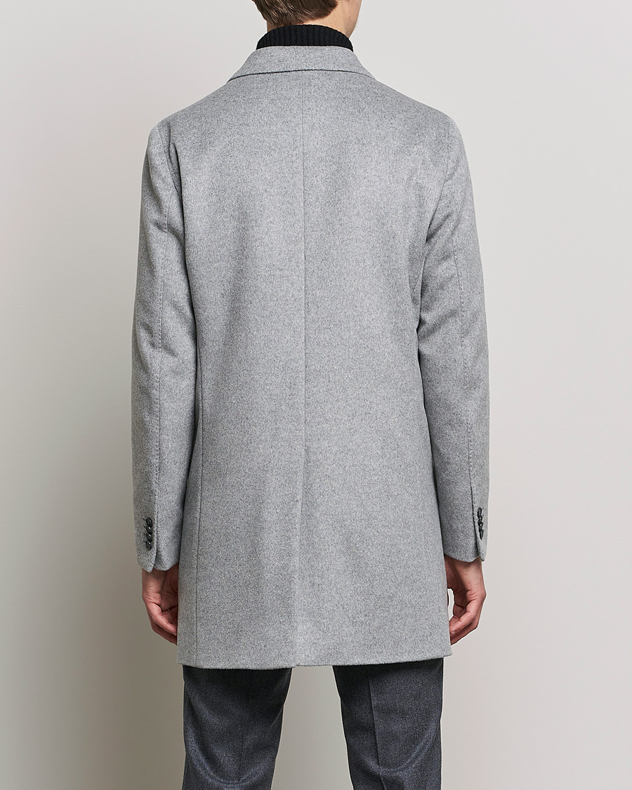 Herr | Jackor | Oscar Jacobson | Storvik Wool/Cashmere Coat Light Grey
