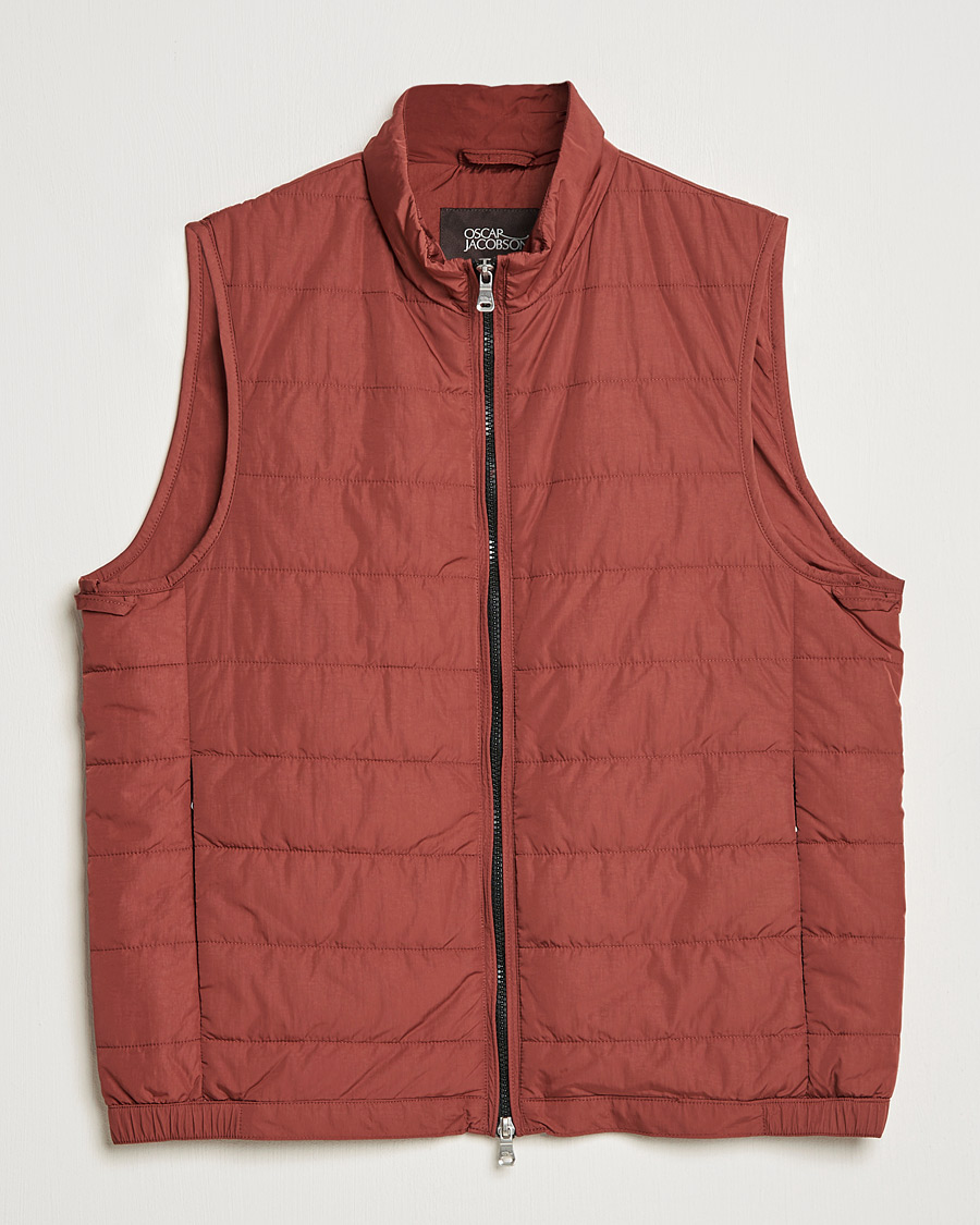 Herr | Jackor | Oscar Jacobson | Liner EVO Waistcoat Soft Red