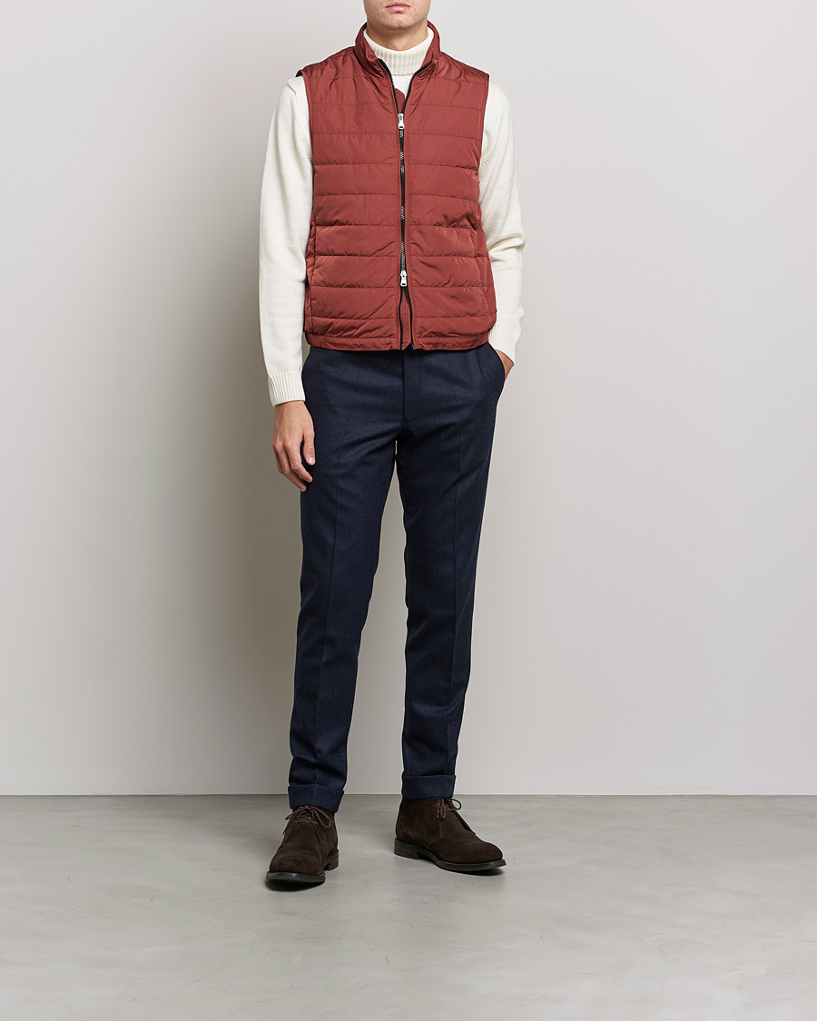 Herr | Jackor | Oscar Jacobson | Liner EVO Waistcoat Soft Red