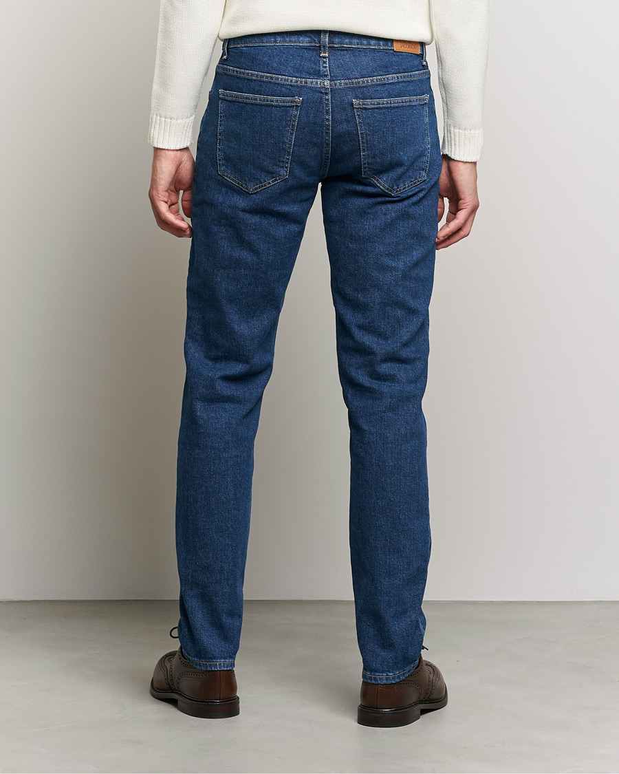 Herr | Jeans | Oscar Jacobson | Albert Cotton Stretch Jeans Thunder