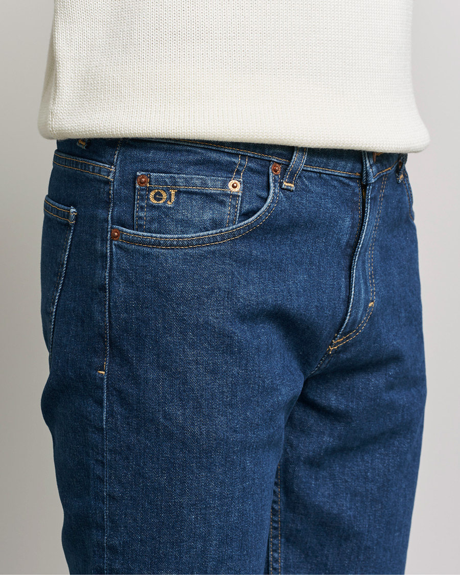 Herr | Jeans | Oscar Jacobson | Albert Cotton Stretch Jeans Thunder