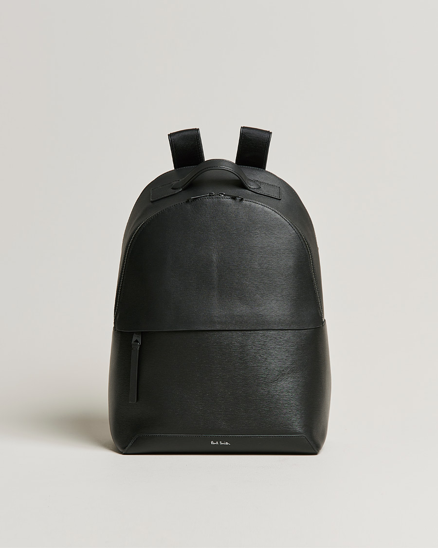 Herr | Accessoarer | Paul Smith | Leather Backpack Black