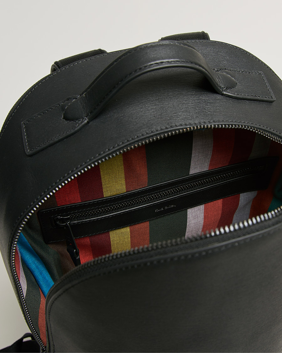 Herr | Paul Smith Leather Backpack Black | Paul Smith | Leather Backpack Black