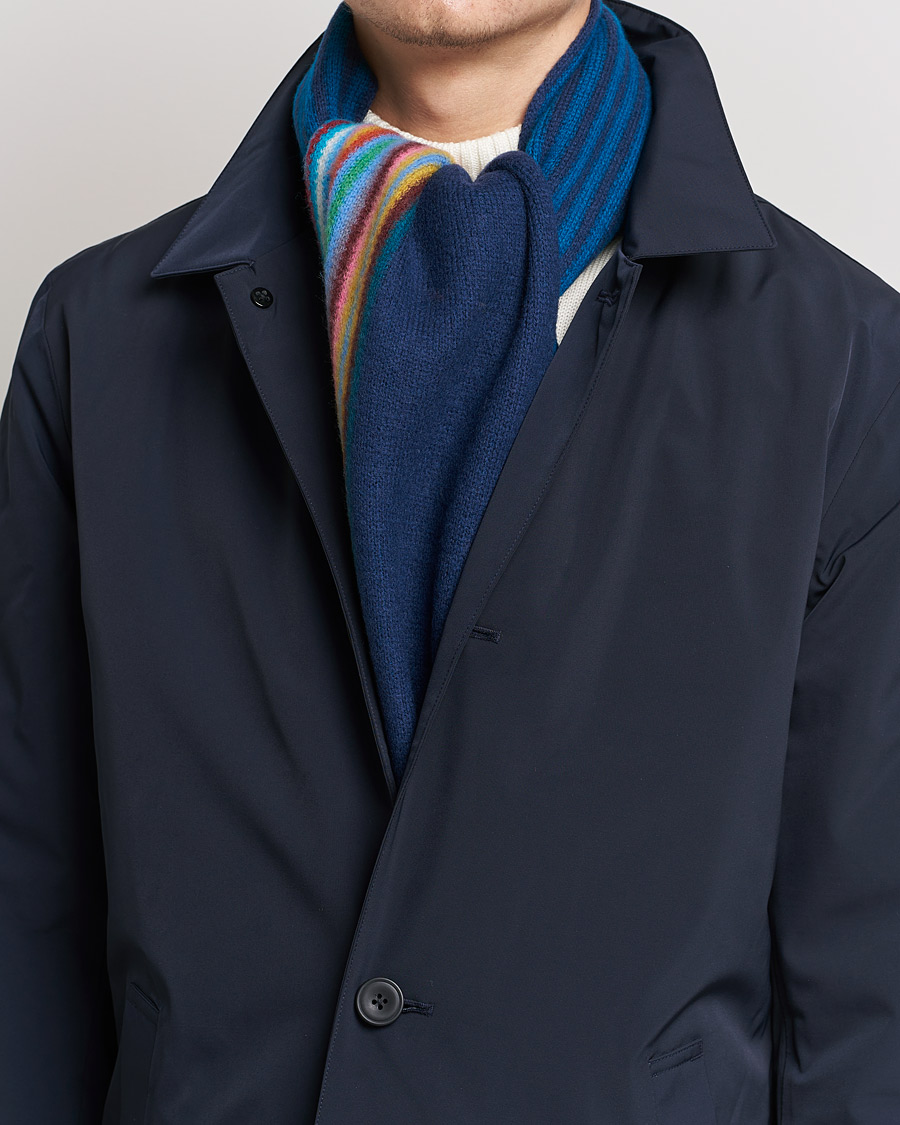 Herr | Paul Smith Merino Wool Scarf Blue | Paul Smith | Merino Wool Scarf Blue