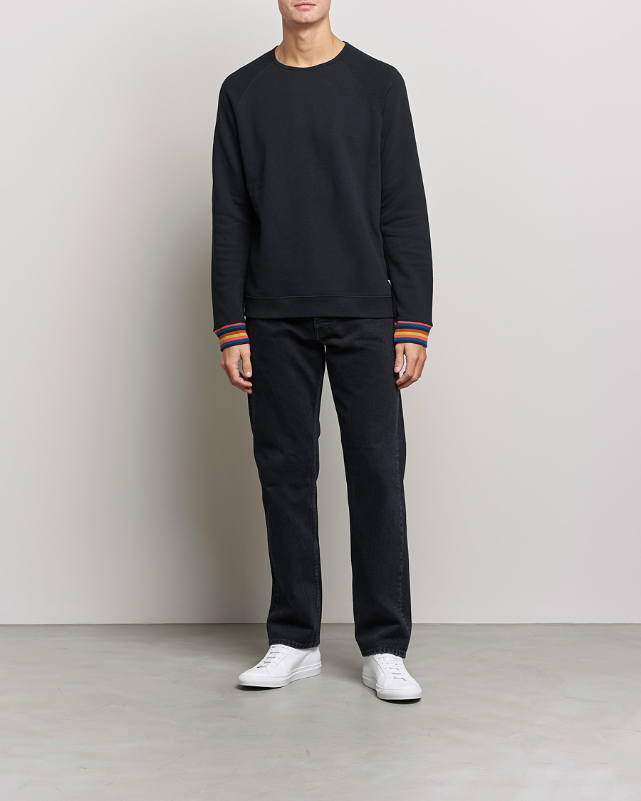 Herr | Pyjamas & Morgonrockar | Paul Smith | Long Sleeve Cotton Top Black